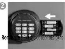 Master Lock LFW123FTC - Préparation de votre coffre-fort à une première utilisation - 2