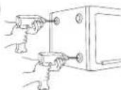 Master Lock LFW082FTC - Instructions pour boulonner le coffre-fort (certains modèles uniquement) - 3