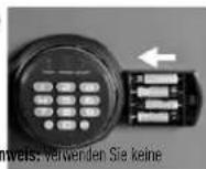 Master Lock LFW082FTC - Vorbereitung Ihres Tresors für den ersten Einsatz - 2