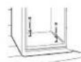 Master Lock LFW082FTC - Bolt-down instructions (For select models only) - 3