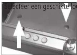 Master Lock MLD08EB - Benodigd gereedschap om kluis aan een oppervlak te bevestigen: - 1