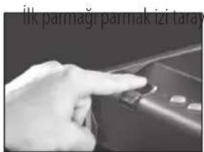 Master Lock MLD08EB - (sadece belirli modeller - kullanıcı başına 2 parmak izi programlanabilir) - 2