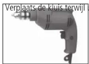 Master Lock MLD08EB - BOOR NIET VANAF EEN LOCATIE IN DE KLUIS. - 1