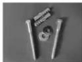 Master Lock LTW123GTC - Bolt-down instructions (For select models only) - 1