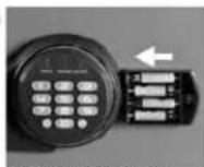 Master Lock LTW123GTC - Προετοιμασία του χρηματοκιβωτίου σας για την πρώτη χρήση - 2