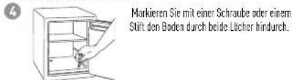 Master Lock LTW123GTC - Anweisungen zum Festschrauben (Nur für ausgewählte Modelle) - 3