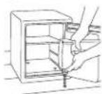 Master Lock LTW123GTC - Instructions pour boulonner le coffre-fort (certains modèles uniquement) - 6