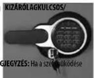 Master Lock LTW123GTC - A széf bezárása - 2