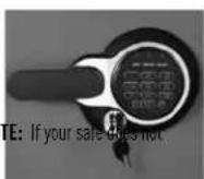 Master Lock LTW123GTC - Locking your safe - 2