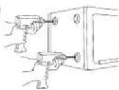 Master Lock LFW205FYC - Anvisninger til at bolte boksen fast (kun udvalgte modeller) - 2
