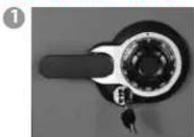 Master Lock LFW205FYC - 金庫の解錠方法 - 1