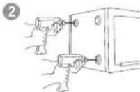 Master Lock LFW205FYC - Bolt-down instructions (For select models only) - 2