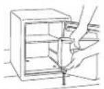 Master Lock LFW205FYC - AVERTENZA: NON forare in un punto qualsiasi all'interno della cassaforte. - 3