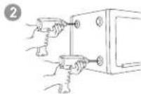 Master Lock LFW205FYC - WARNING: NICTVom Inneren des Tresors nach auBen bohr. NICT durch die Tresorwande bohrn. - 1