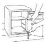 Master Lock LFW205FYC - Instructions pour boulonner le coffre-fort (certains modèles uniquement) - 3