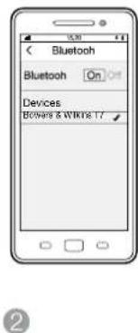 B&W T7 - Connexion Bluetooth - 2