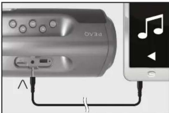 PEAQ PPB200BTB - AUX IN - 1