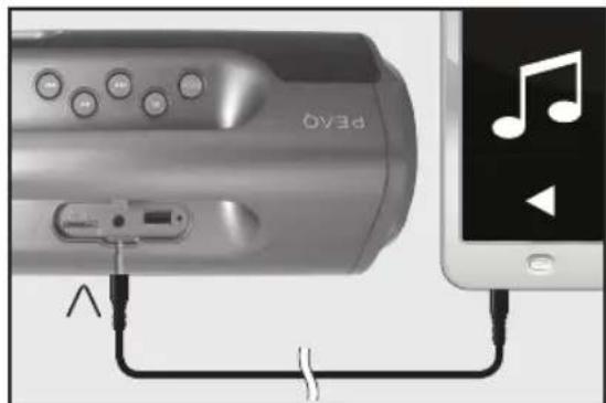PEAQ PPB200BTB - AUX IN - 1