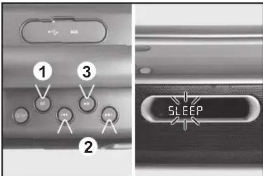 PEAQ PPB200BTB - SLEEP-TIMER (AVSTÄNGNINGSTID) - 1
