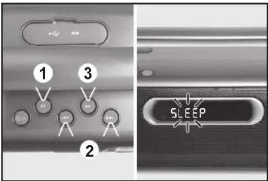 PEAQ PPB200BTB - SLEEP TIMER (CZAS WYŁĄCZANIA) - 1