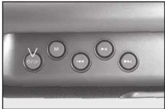PEAQ PPB200BTB - TURN ON/OFF - 1