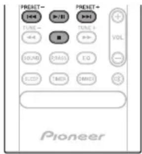 PIONEER XSMC02D - Avancerad upspelning av cd-eller MP3-skivor - 2