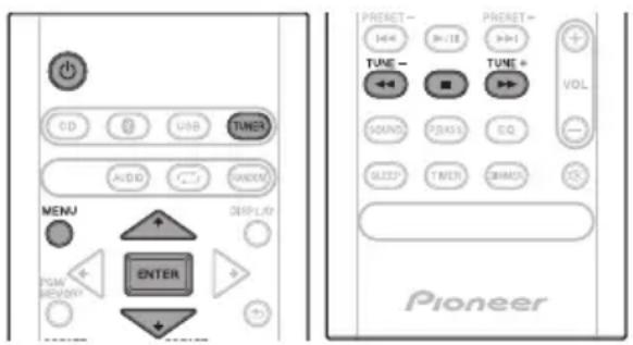 PIONEER XSMC02D - Écoute en FM - 1
