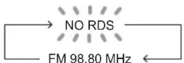 PIONEER XSMC02D - Via RDS verzorgde informatatie - 2