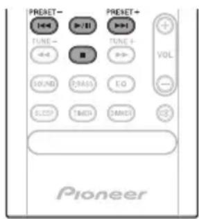 PIONEER XSMC02D - Lecture avancée de disques CD ou MP3 - 2