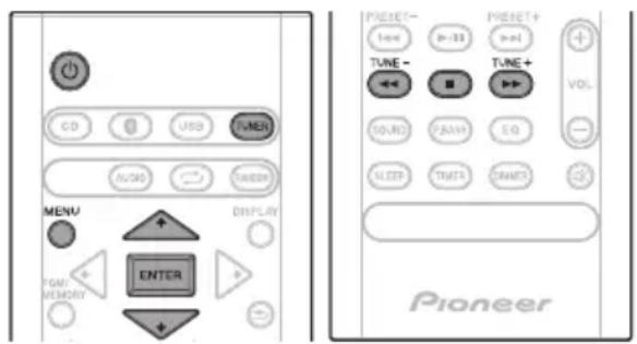 PIONEER XSMC02D - Wiedergabe von FM - 1