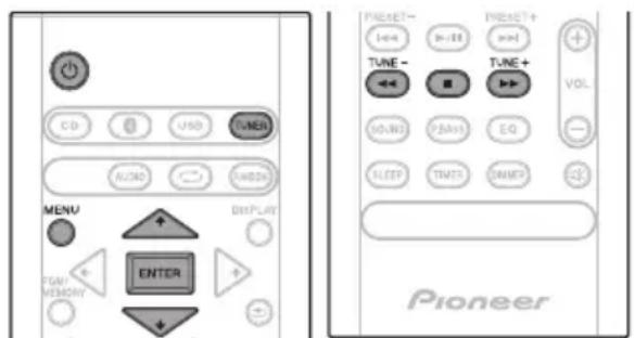 PIONEER XSMC02D - Ascolto di FM - 1