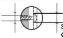 PIONEER XSMC02D - Die Schrauben zur Wandaufhängung in die Wand einschrauben und sie damit im angegebenen Befestigungsmaß (172 mm) aseinander anbringen. - 1
