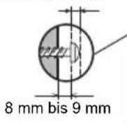 PIONEER XSMC02D - Die Schrauben zur Wandaufhängung in die Wand einschrauben und sie damit im angegebenen Befestigungsmaß (172 mm) aseinander anbringen. - 2
