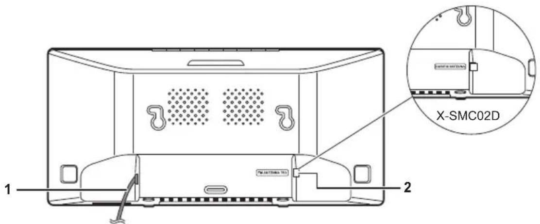 PIONEER XSMC02D - Bedienfeld hinten - 1