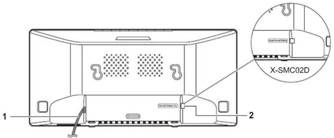 PIONEER XSMC02D - Achterpaneel - 1
