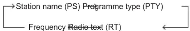 PIONEER XSMC02D - Information somkommen via RDS - 1