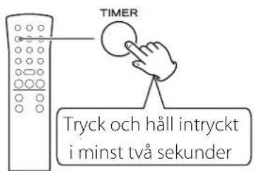 TEAC MCD800 - Tryck ochhall TIMER-knappeniminst2 sekunder. - 1