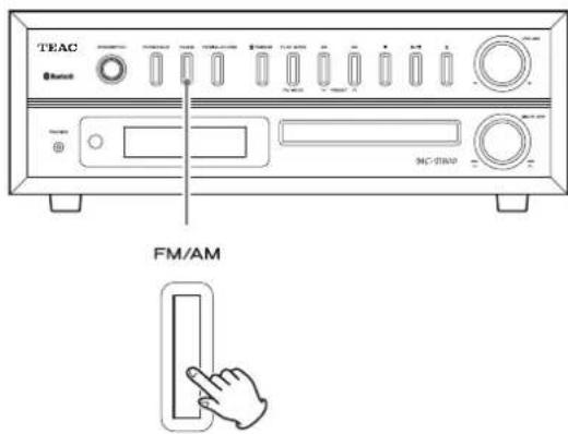 TEAC MCD800 - Lyssna på en Förinställd station - 1