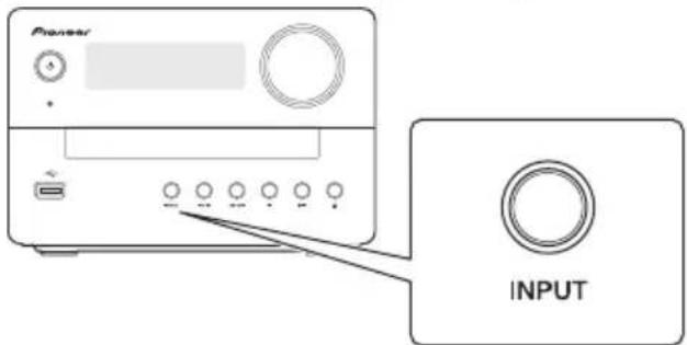 PIONEER XEM26 - Scelta di un ingresso di segnale - 1
