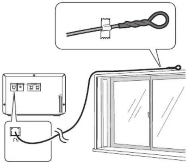 PIONEER XEM26 - FM antenna installation - 1