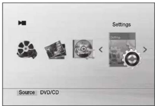 SAMSUNG MMJ430D - Pristup k obrazovce Settings (Nastaveni) - 1