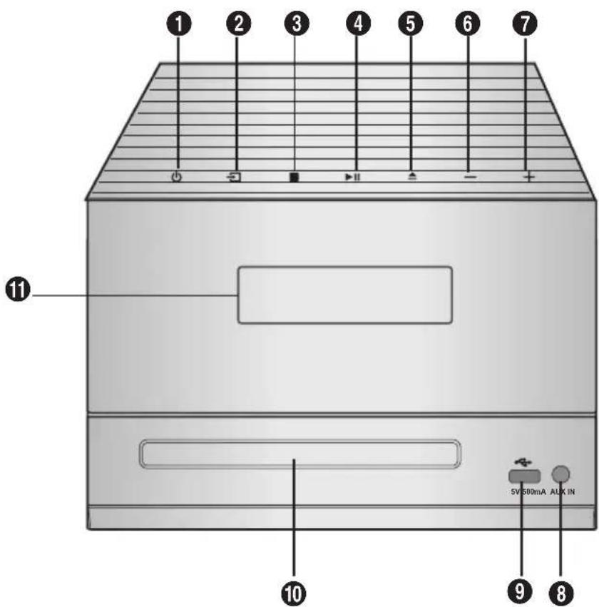 SAMSUNG MMJ430D - Façade/panneau supérieur avant - 1