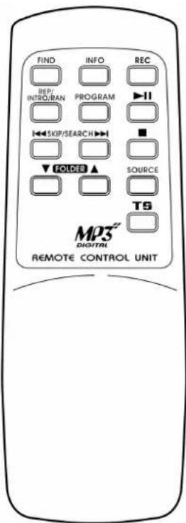 Soundmaster MCD4500 - Afstandsbediening - 1
