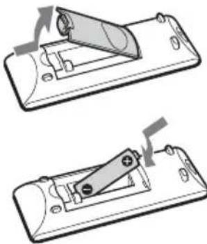 SONY CMTX3CDB - Przygotowanie pilota - 1