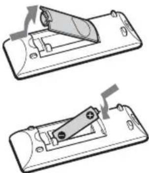 SONY CMTX3CDB - Preparación del mando a distancia - 1
