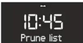 SONORO Stereo - Suppression de stations inactives - prune list condition préalable: - 1