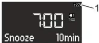 SONORO Stereo - Setting the Snooze function - 1