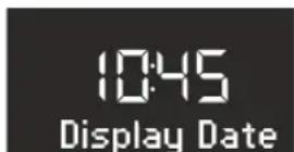 SONORO Stereo - Aktivering/deaktivering af dato - 1