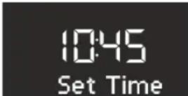 SONORO Stereo - Manuel indstilling af klokkeslaettet - 1