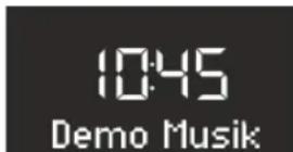 SONORO Stereo - Demo Musik ein-/ausschalten - 1